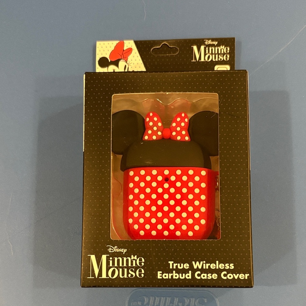 Disney Minnie Mouse Red Polka Dot Earbud Case
